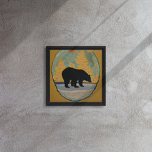 Load image into Gallery viewer, Framed Bear Canvas