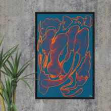 Load image into Gallery viewer, Abstract Art by Collen DuBose on Framed canvas
