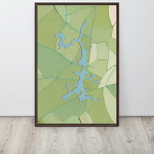 Load image into Gallery viewer, Abstract &amp; Aerial View of Deep Creek Lake in Garrett County Maryland