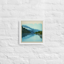 Load image into Gallery viewer, Deep Creek Lake Watercolor Framed Canvas