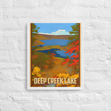 Load image into Gallery viewer, Vntage Deep Creek Lake Framed Canvas