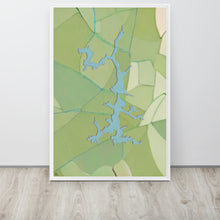 Load image into Gallery viewer, Abstract &amp; Aerial View of Deep Creek Lake in Garrett County Maryland